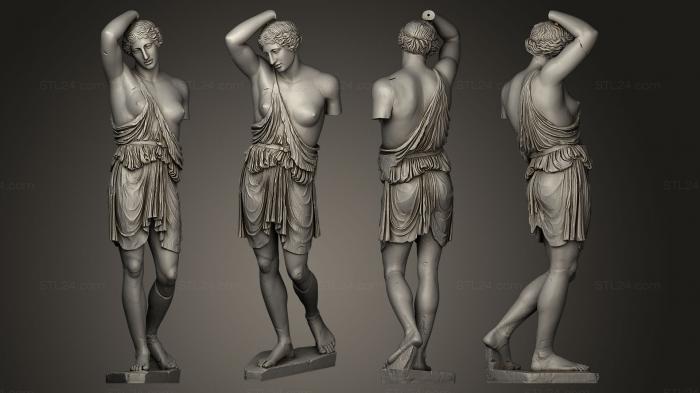 Statues antique and historical (An Amazon 4, STKA_0729) 3D models for cnc